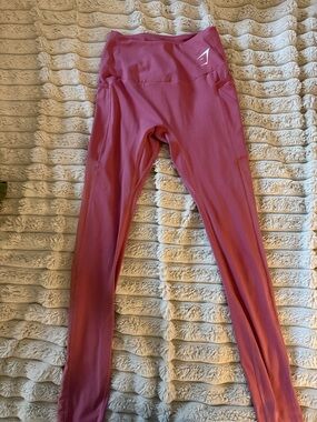 Gymshark High-Waist Leggings in Rose Mauve